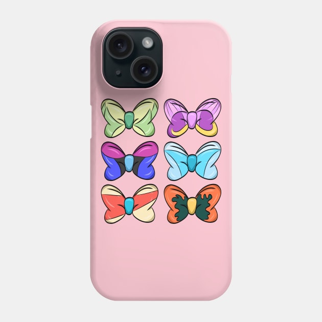 Princess Bows 2 Phone Case by SE Art and Design