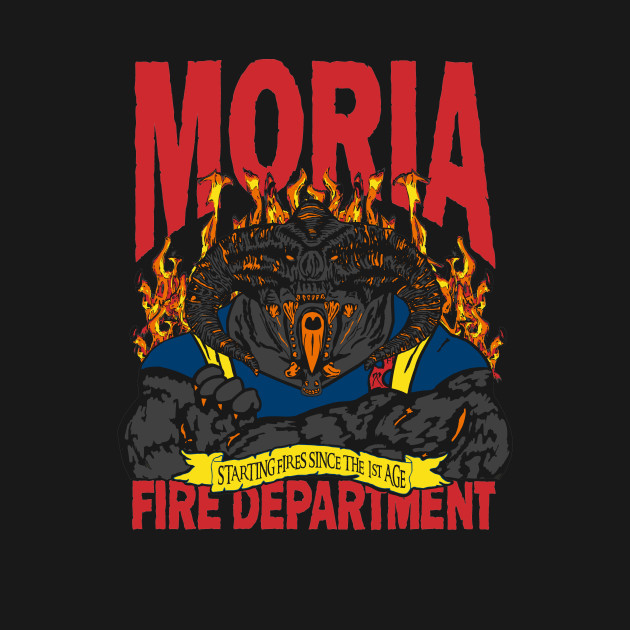 Disover Moria Fire Department - Parody - T-Shirt