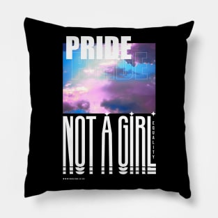 Not a Girl | Genderqueer Pride Pillow