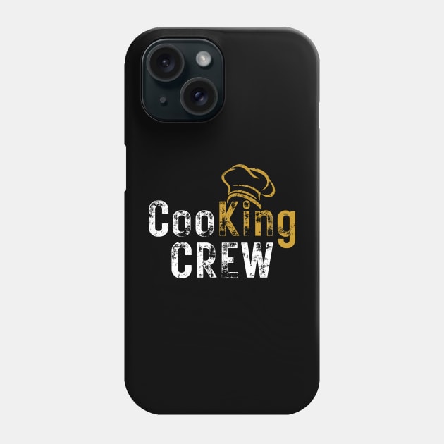 Cooking Crew Culinary Chef King Retro Cool Phone Case by AimArtStudio