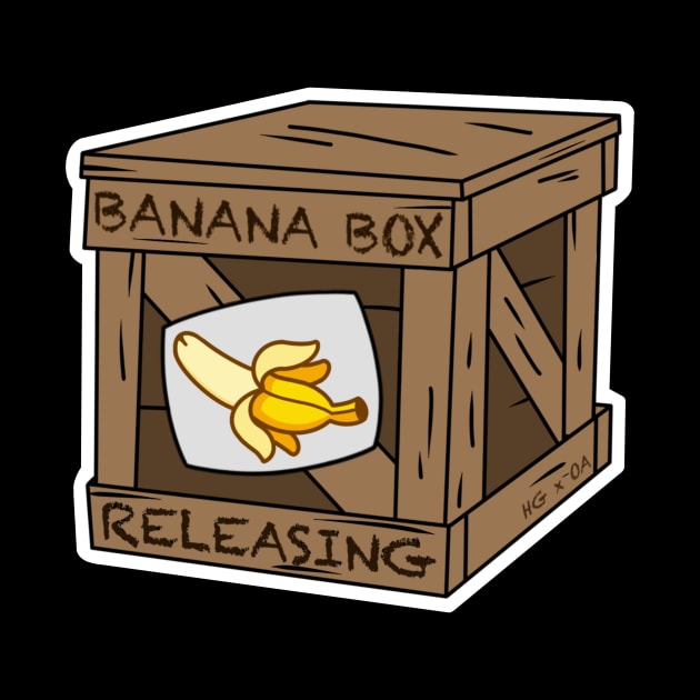 Banana Box Releasing by OddArt