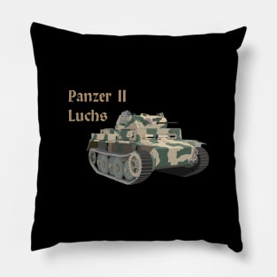 Panzer II Luchs German WW2 Battle Tank Pillow