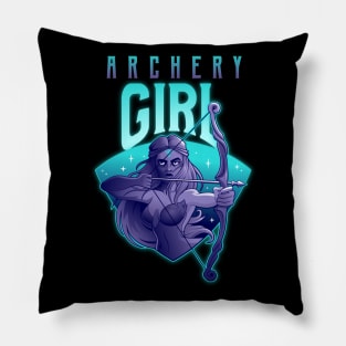 Archery Girl Pillow
