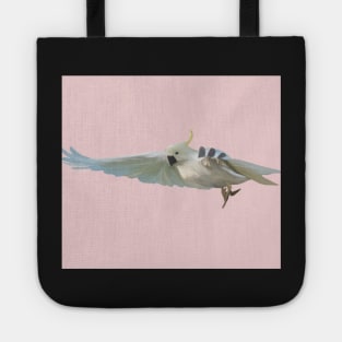 Cockatoo on Pink Tote