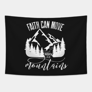 Faith Can Move Mountains Tapestry