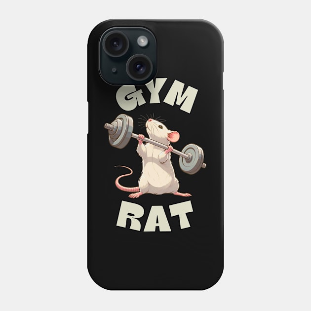 Gym Rat Phone Case by Etopix