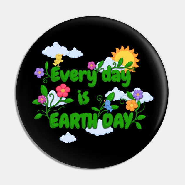 Earth Day Pin by valentinahramov