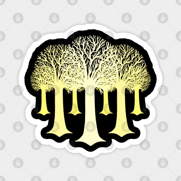 Electricitrees Magnet by freshinkstain