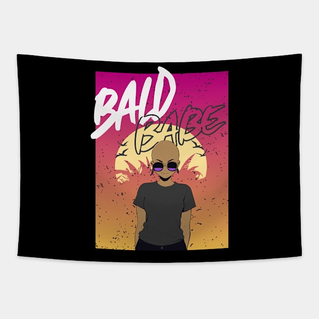 Bald girl Tapestry by VivaVagina