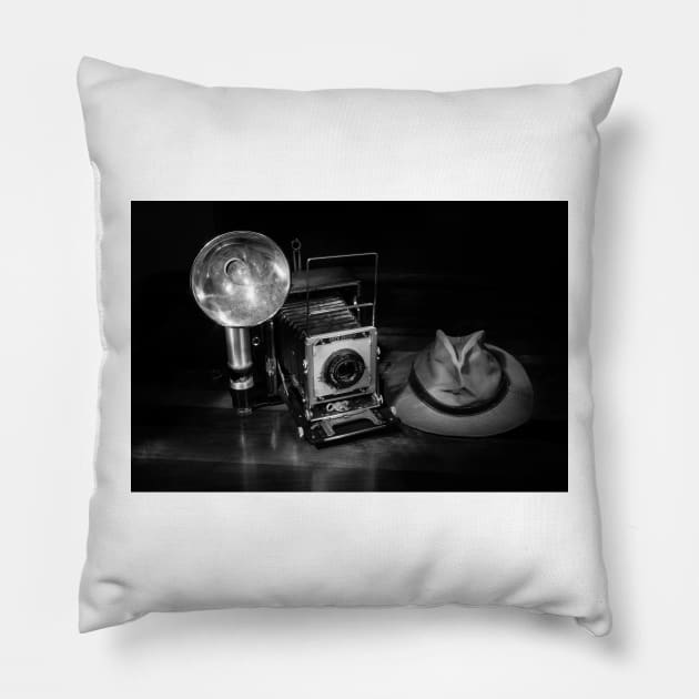 Classic 4x5 Press Camera 6 Pillow by Robert Alsop