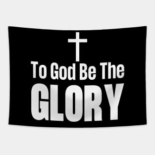 To God Be The Glory Tapestry