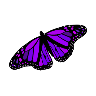 Purple butterfly emoji epilepsy awareness sticker T-Shirt