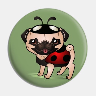 Lady Pug Pin