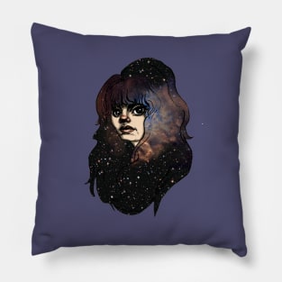 Galaxy Girl Pillow