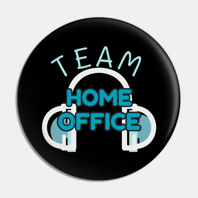 Team Home Office Work Humor Remote Worker Fun Pin by Foxxy Merch