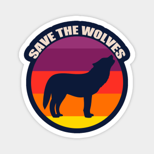 Save the Wolves Magnet