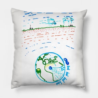 Earthday Today Pillow