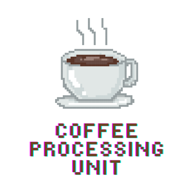 Coffee processing unit Pixel Art by RareLoot19