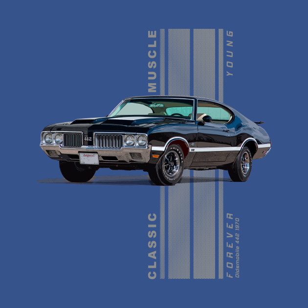 Discover Olds 442 Classic American Muscle Cars Vintage - American Muscle Car - T-Shirt