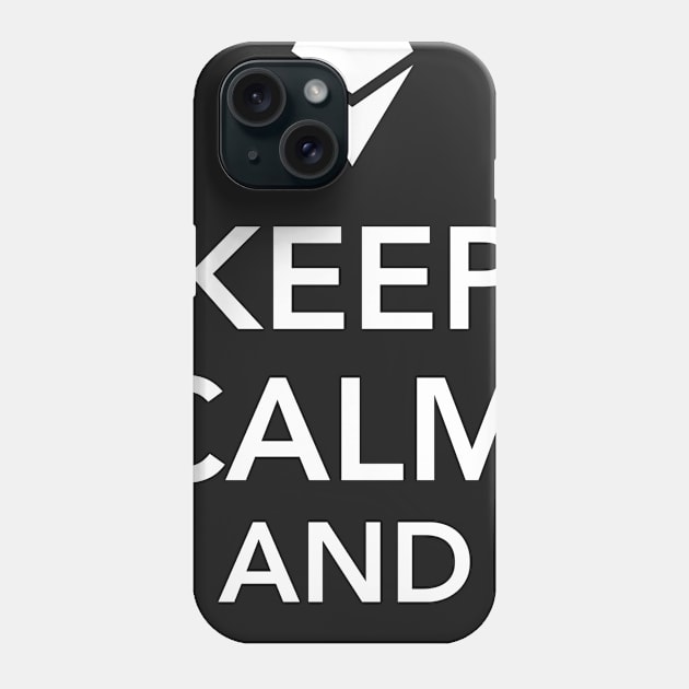 Ethereum Coin Cryptocurrency - Keep Calm and HODL Ethereum Phone Case by vladocar