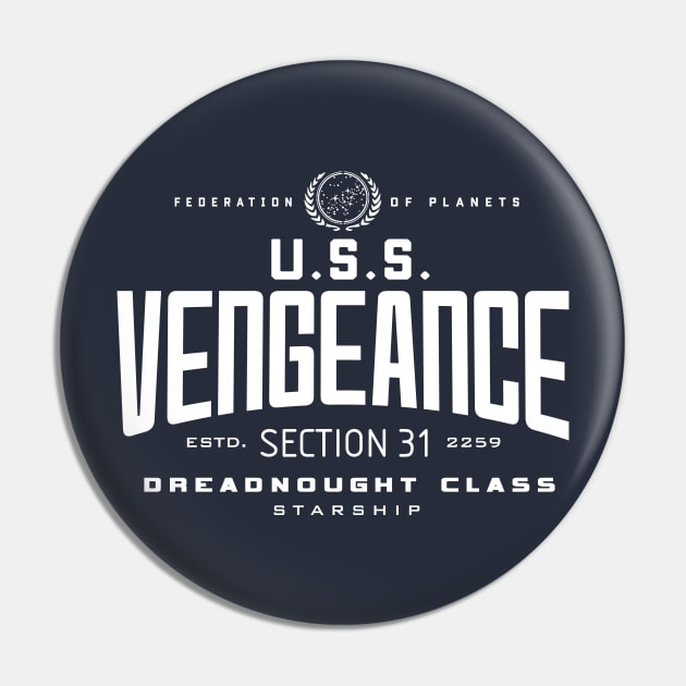 U.S.S.Vengeance Pin by MindsparkCreative