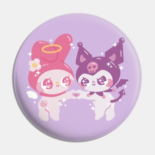 Angel and Devil Pin