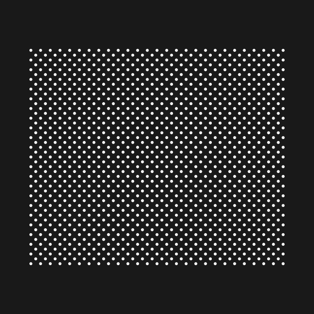 Pretty Simple Small White Polka Dot by GDCdesigns