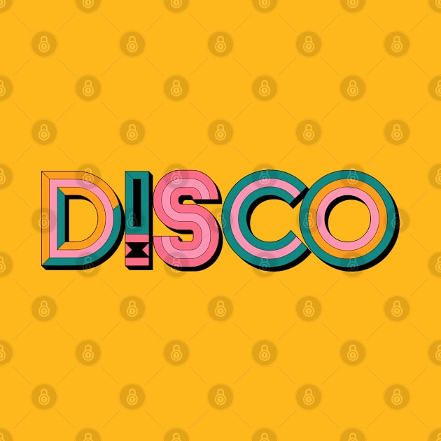 DISCO - Retro typographic design