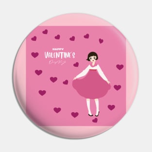 happy Valentine's Day Pin