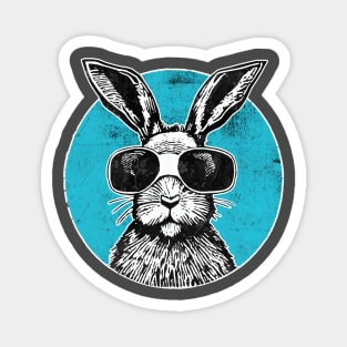 Rabbit With An Attitude Magnet