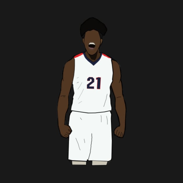 Rui Hachimura - Gonzaga Bulldogs by IveyEricssonArt