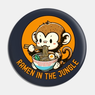 Ramen life monkey jungle Pin