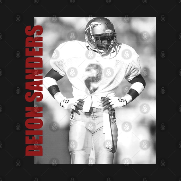 Deion Sanders // Deion Sanders Retro Aesthetic Fan Art // 80s by RocketRockers66