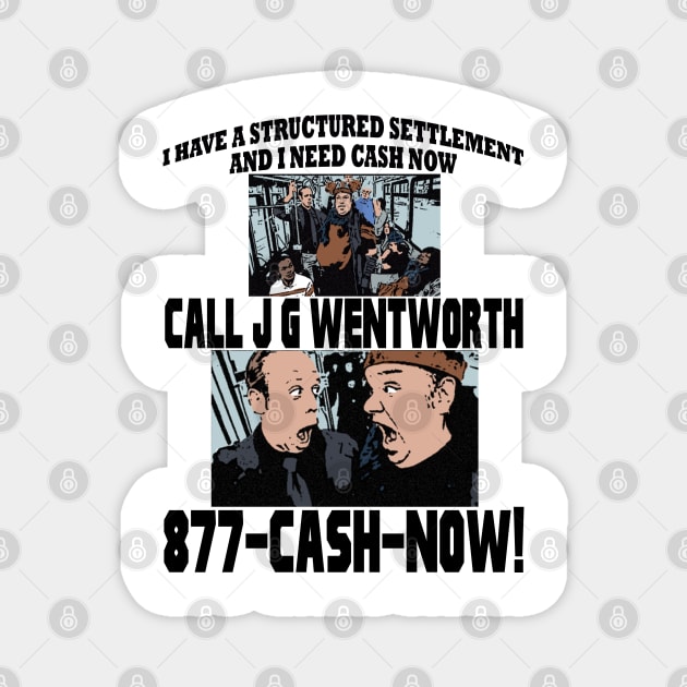 Retro Wentworth Cash Now Magnet by Meat Beat