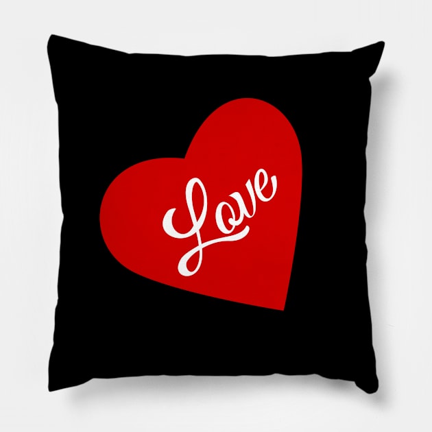 Loving Heart Pillow by traditionation