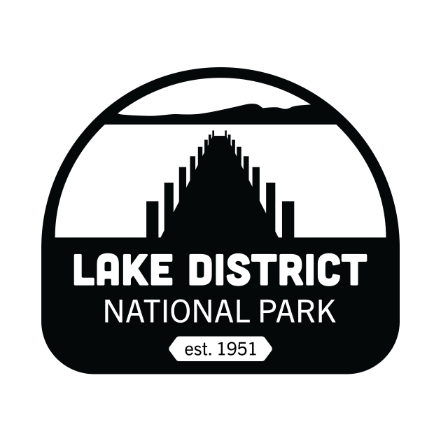 Lake District National Park Logo Badge Design by Bex Rocks