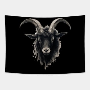 Sick as Hell Goat Head Tapestry