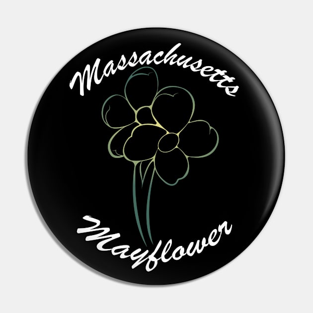 Massachusetts - Mayflower Pin by Noir Fox