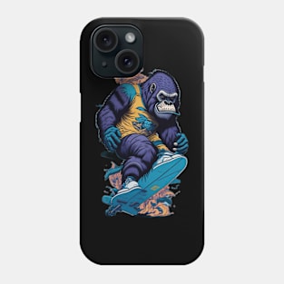 Gorilla Skater Phone Case