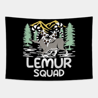 Lemur Squad Tapestry