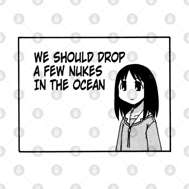 osaka nuke the ocean cute anime girl quote by the-Bebop