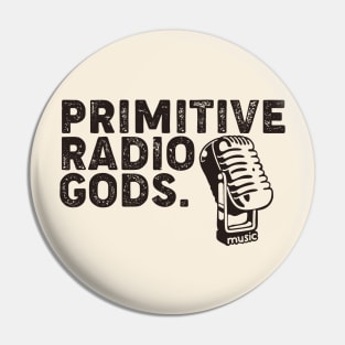 Vintage Primitive Radio Station Pin