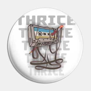 Thrice Cassette Pin