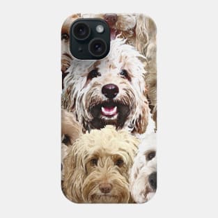 Apricot Blonde Doodle Dogs Phone Case