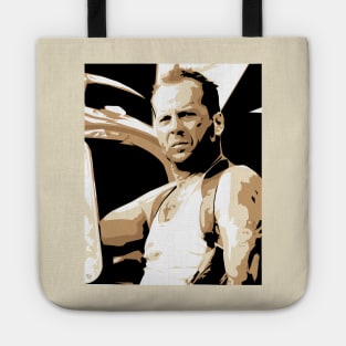 Bruce Willis - Vector Art Tote