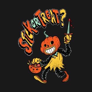 Stick or Treat - Happy Halloween! T-Shirt