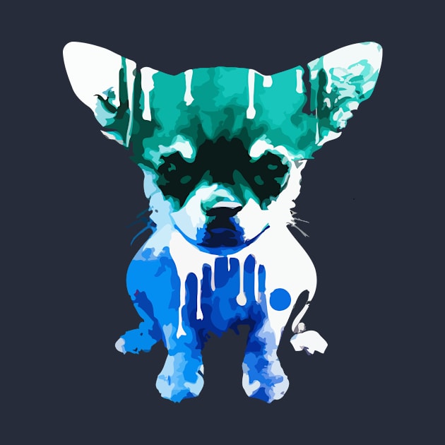 Chihuahua Dog Stencil Artwork by Furrban