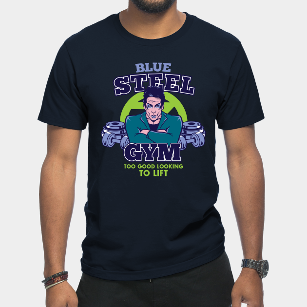 Disover Blue Steel Gym - Bodybuilding - T-Shirt