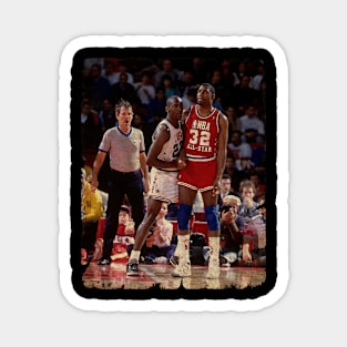 Michael Jordan vs Magic Johnson on NBA All-Star Magnet