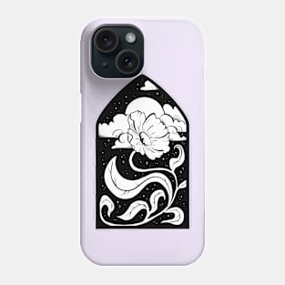 I bloom at night - white Phone Case